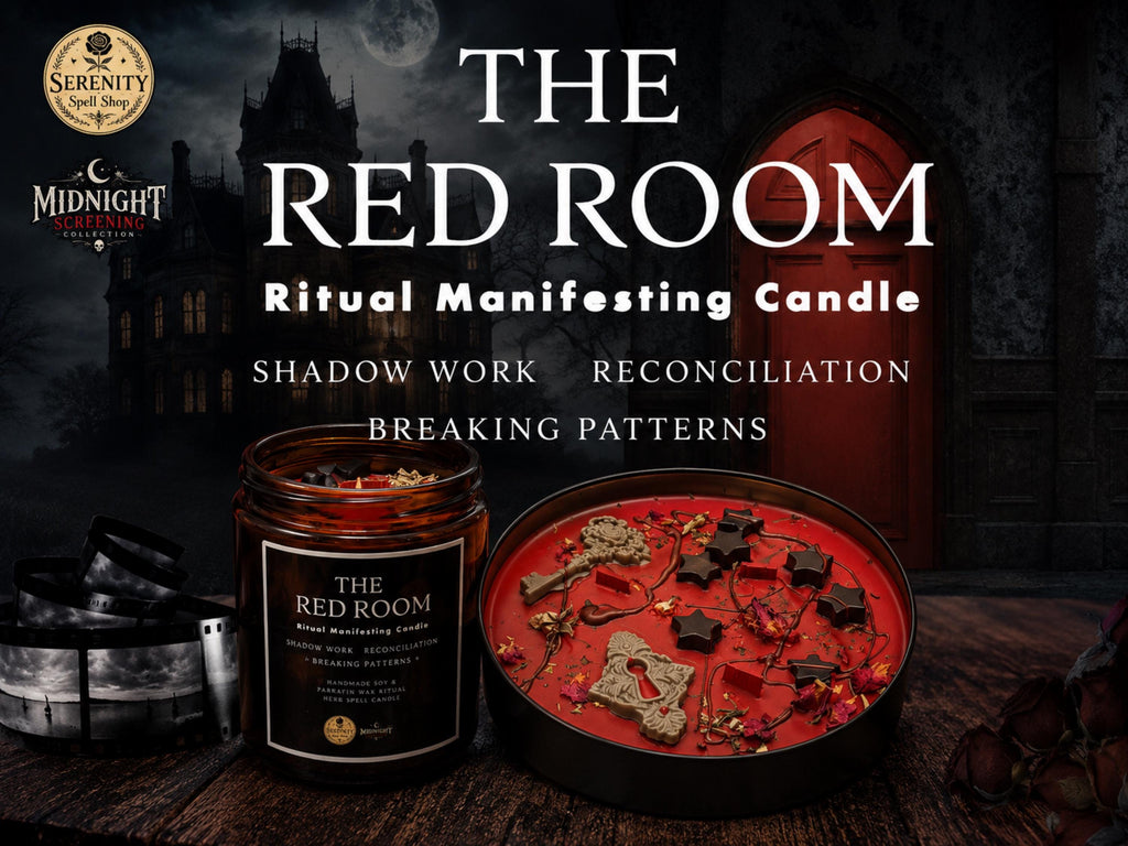 THE RED ROOM - Haunting of Hill House Inspired Horror Candle for Shadow Work, Reconciliation & Breaking Cycles