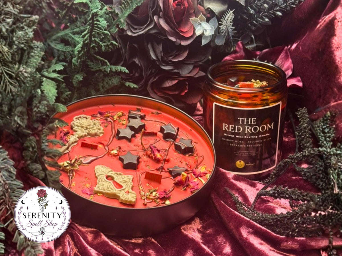 THE RED ROOM - Haunting of Hill House Inspired Horror Candle for Shadow Work, Reconciliation & Breaking Cycles