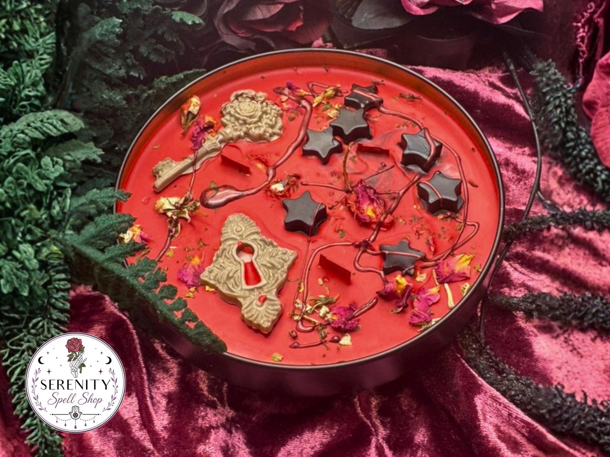 THE RED ROOM - Haunting of Hill House Inspired Horror Candle for Shadow Work, Reconciliation & Breaking Cycles