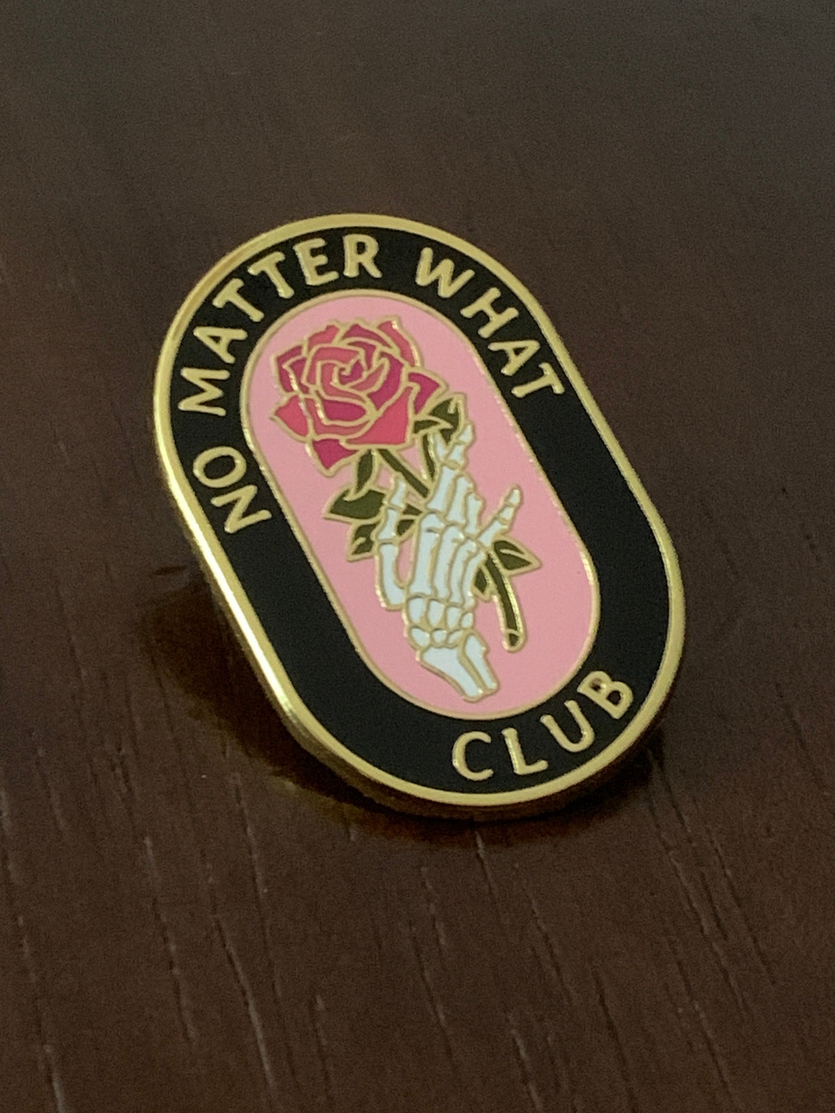 No Matter What Club Sobriety Pin: AA NA Recovery Gift
