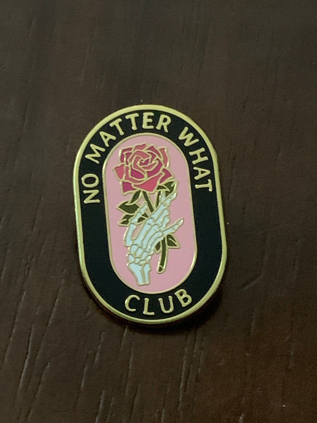 No Matter What Club Sobriety Pin: AA NA Recovery Gift