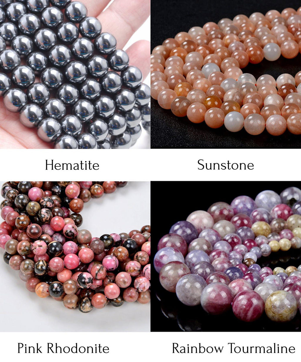 Custom Crystal Intention Bracelet: Personalized Healing Stone Jewelry