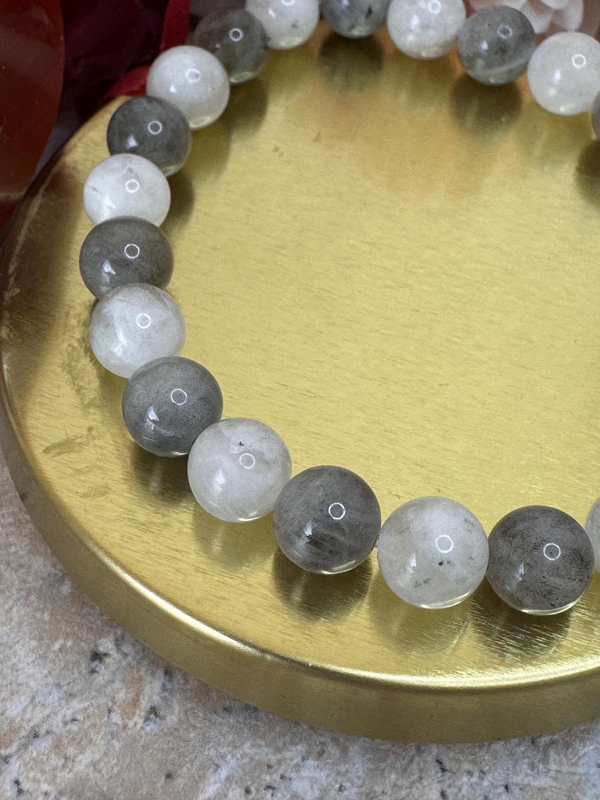 Lunar Alchemy – Rainbow Moonstone & Labradorite Bracelet for Moon Magic and Rituals