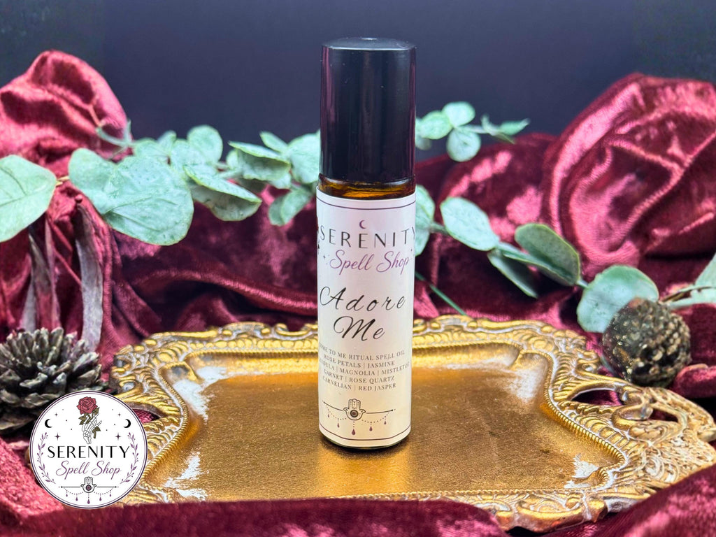 Adore Me – Ritual Attraction Oil | Carnelian, Rose Quartz, Garnet and Red Jasper | Passion, Desire & Magnetic Energy