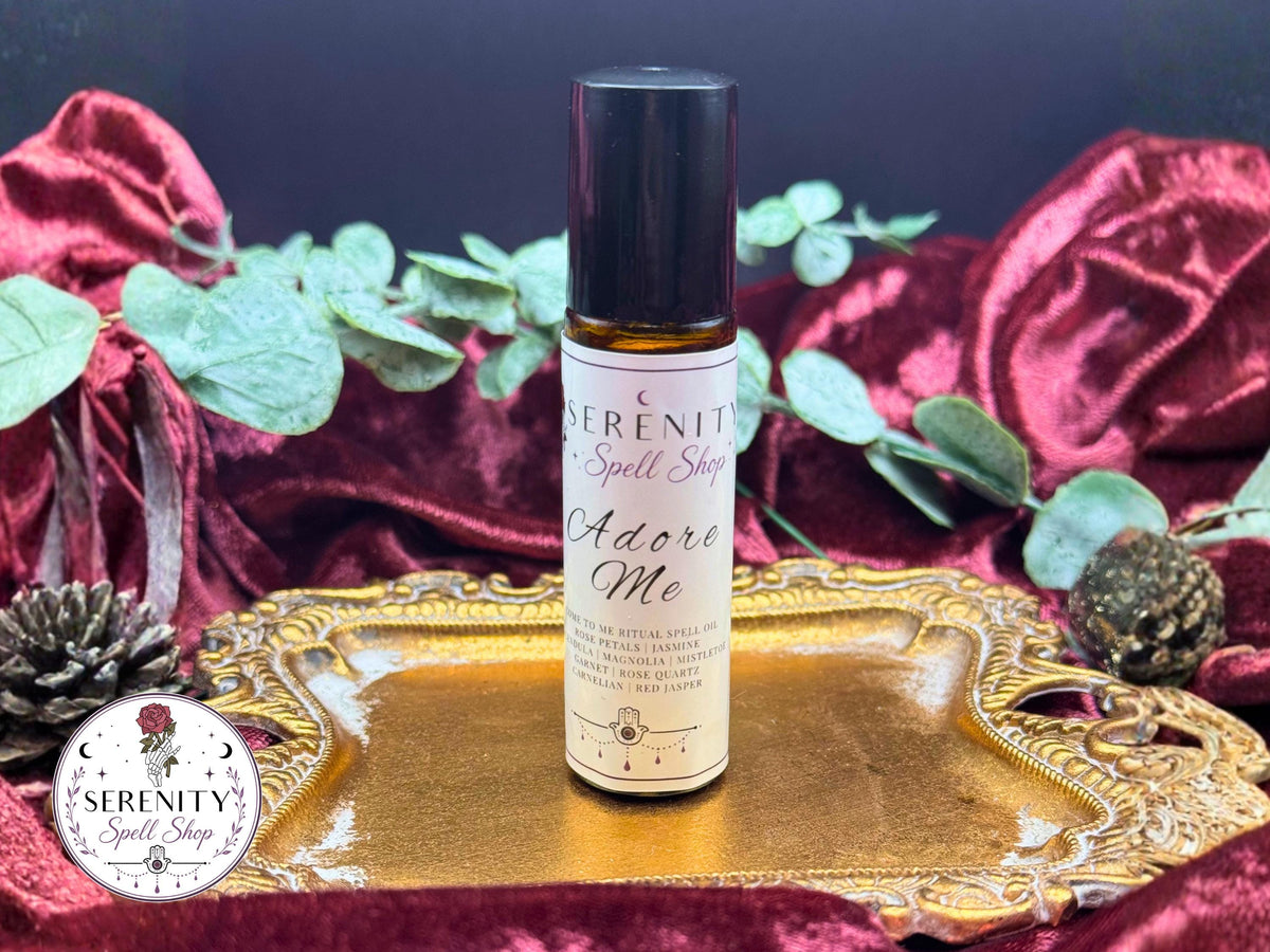 Adore Me – Ritual Attraction Oil | Carnelian, Rose Quartz, Garnet and Red Jasper | Passion, Desire & Magnetic Energy