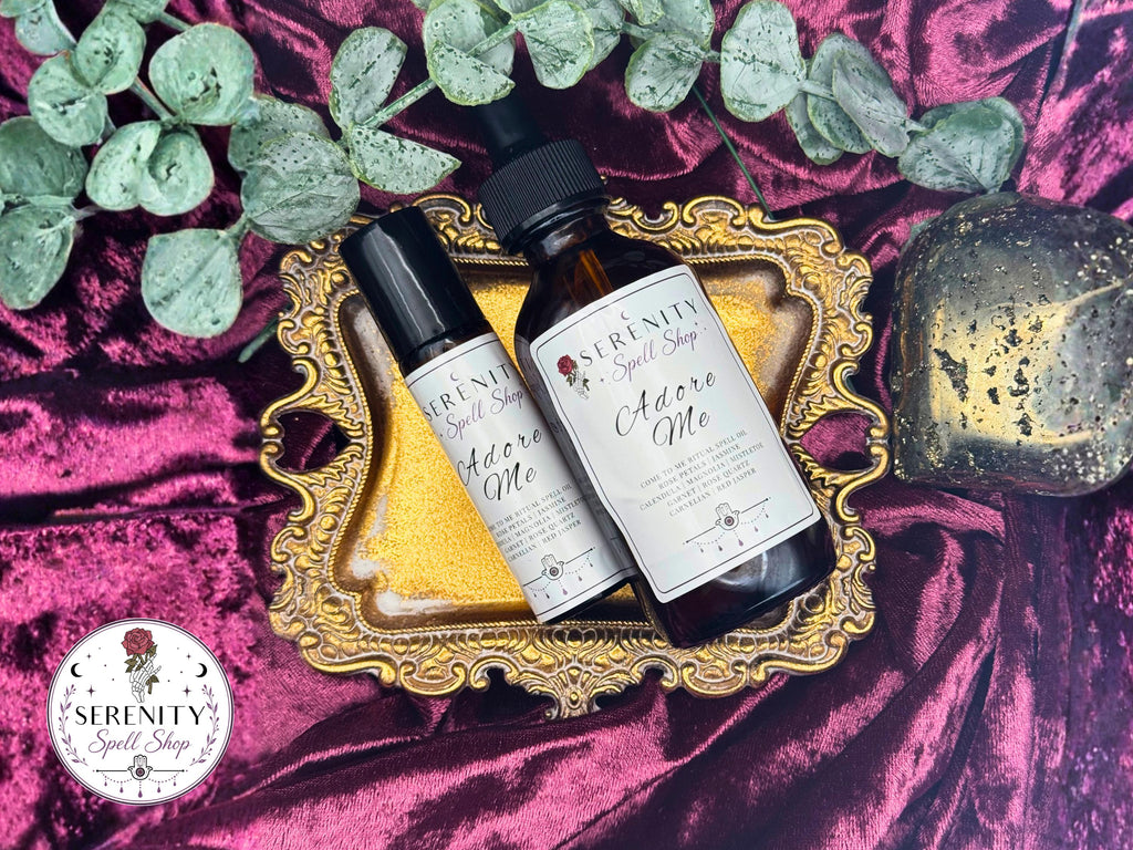 Adore Me – Ritual Attraction Oil | Carnelian, Rose Quartz, Garnet and Red Jasper | Passion, Desire & Magnetic Energy