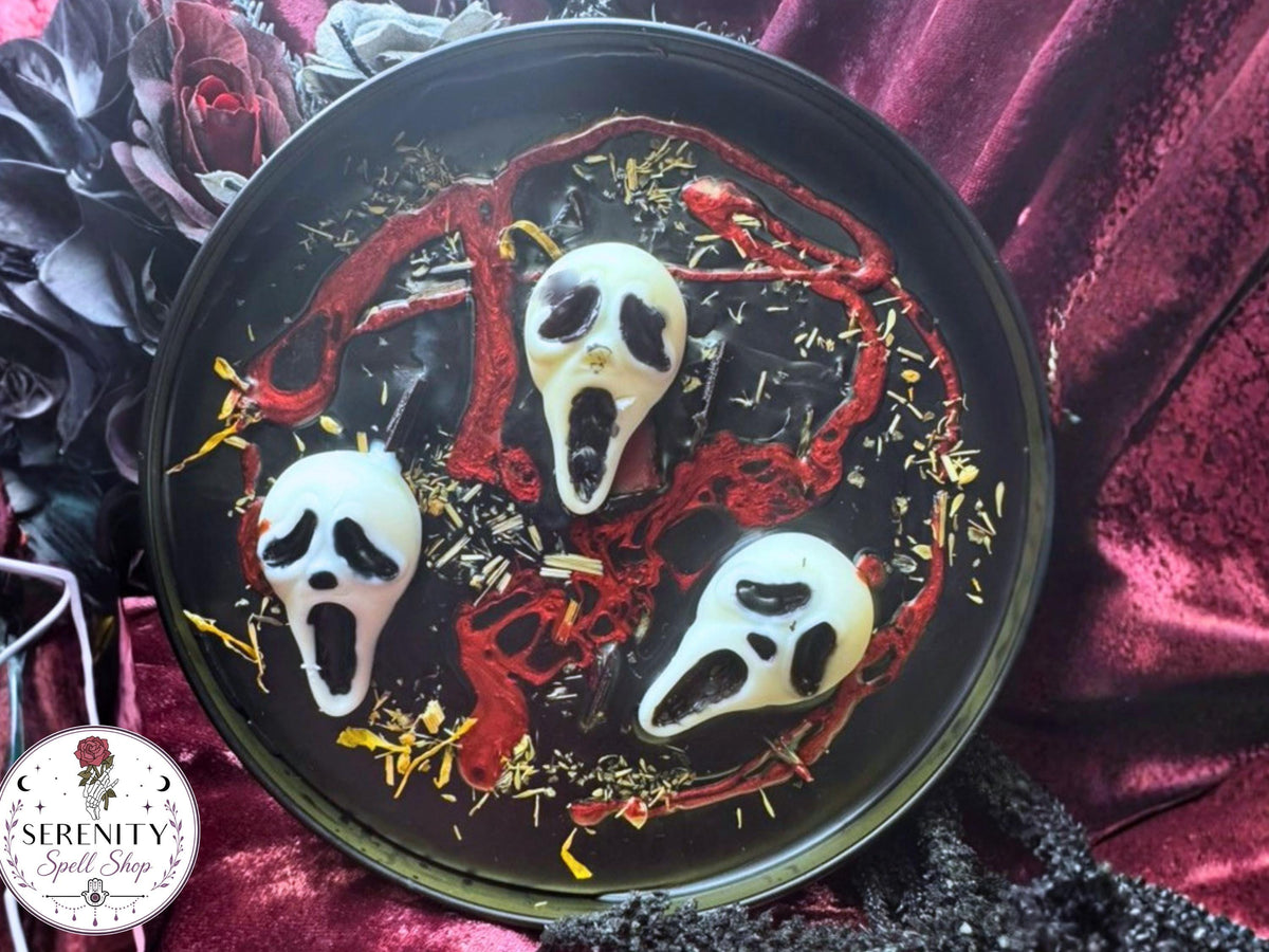UNKNOWN CALLER Candle | Inspired by SCREAM - Horror Movie Manifestation Candle