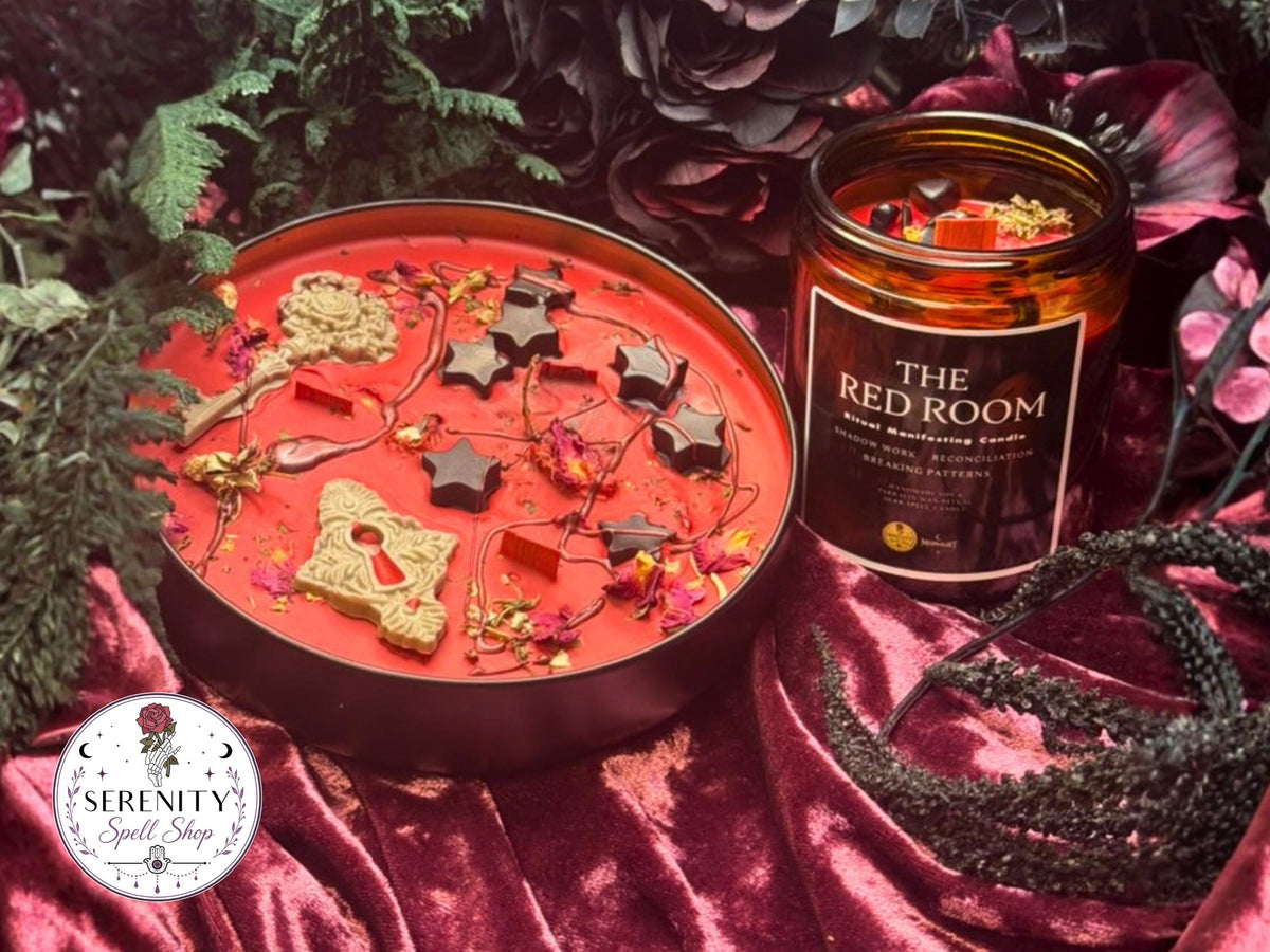THE RED ROOM - Haunting of Hill House Inspired Candle - Midnight Screening Collection - Halloween Manifesting Candle