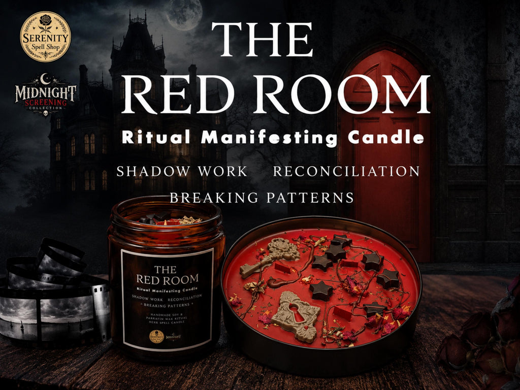 THE RED ROOM - Haunting of Hill House Inspired Candle - Midnight Screening Collection - Halloween Manifesting Candle