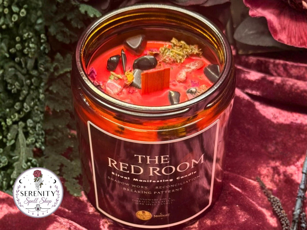 THE RED ROOM - Haunting of Hill House Inspired Candle - Midnight Screening Collection - Halloween Manifesting Candle