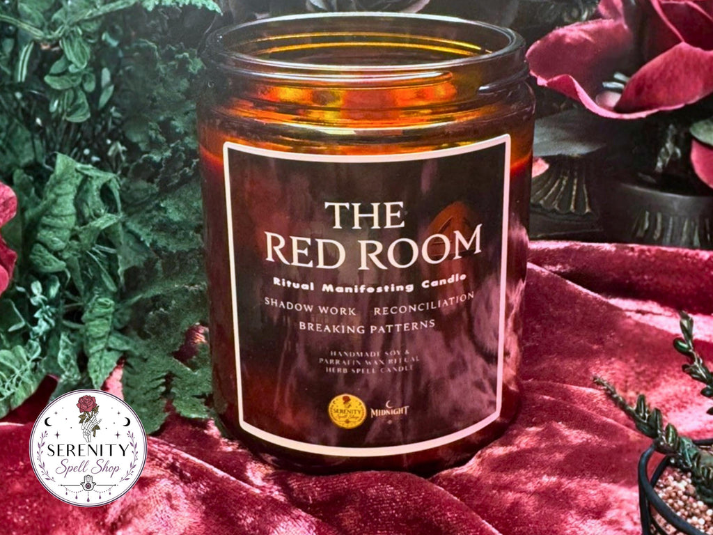 THE RED ROOM - Haunting of Hill House Inspired Candle - Midnight Screening Collection - Halloween Manifesting Candle