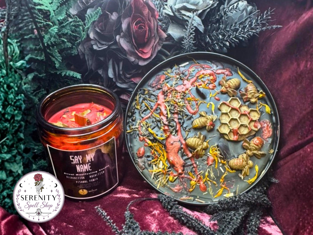 SAY MY NAME- Candyman Inspired Horror Candle - Midnight Screening Collection - Halloween Manifesting Candle